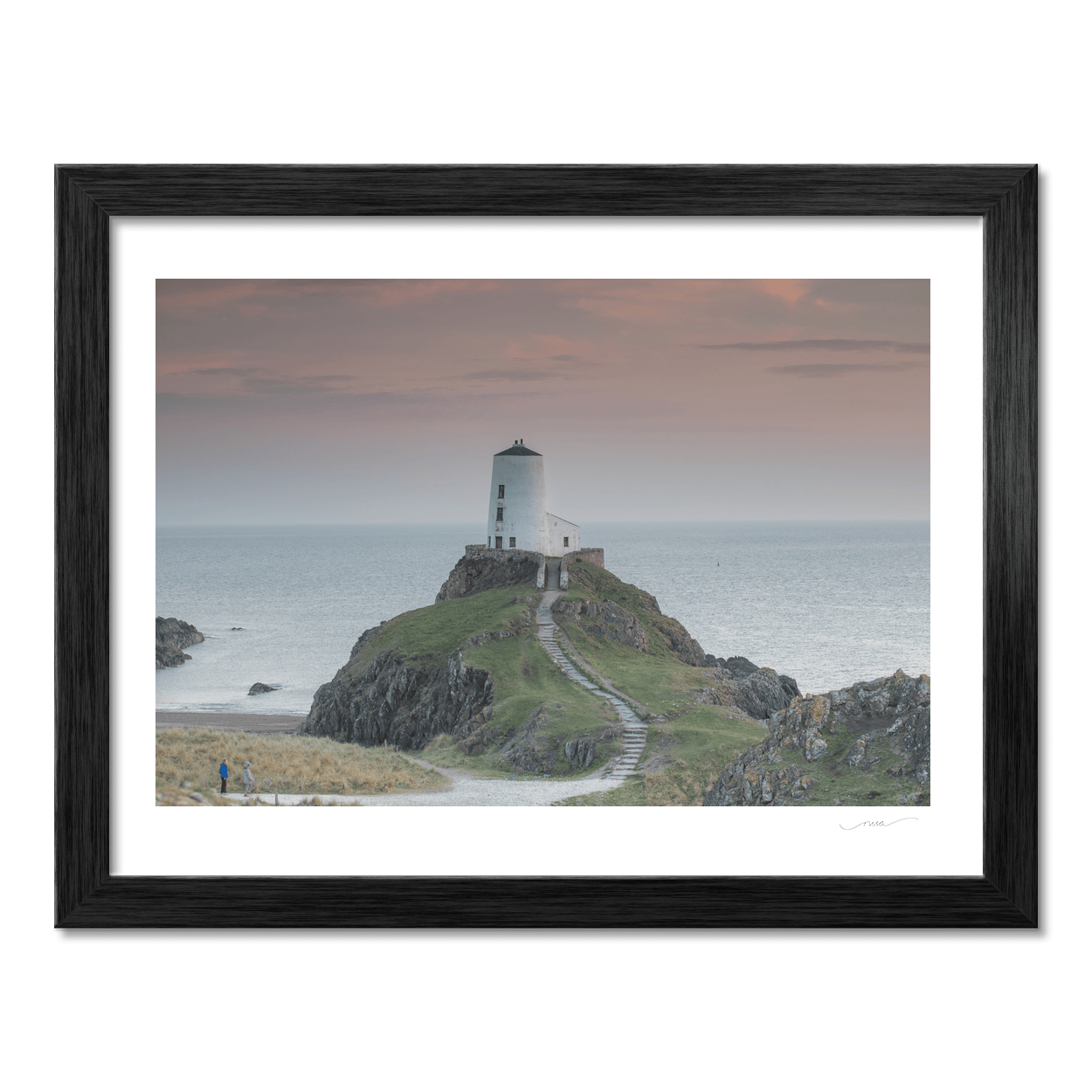 Nua Photography Print TÅµr Mawr Lighthouse at Sunset, Llanddwyn Island, Anglesey, Wales TÅµr Mawr Lighthouse Llanddwyn Island Sunset Print | Nua