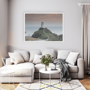 Nua Photography Print TÅµr Mawr Lighthouse at Sunset, Llanddwyn Island, Anglesey, Wales TÅµr Mawr Lighthouse Llanddwyn Island Sunset Print | Nua