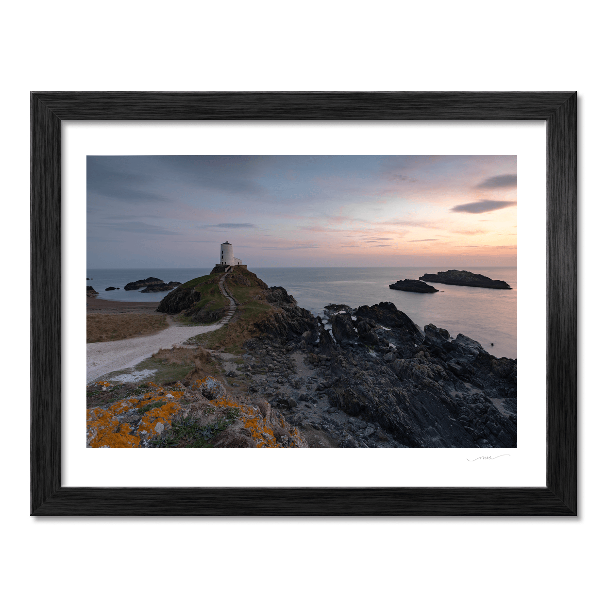 Nua Photography Print TÅµr Mawr Lighthouse at Sunset, Llanddwyn Island, Anglesey, Wales (3) TÅµr Mawr Lighthouse Sunset Llanddwyn Island Print | Nua Photography