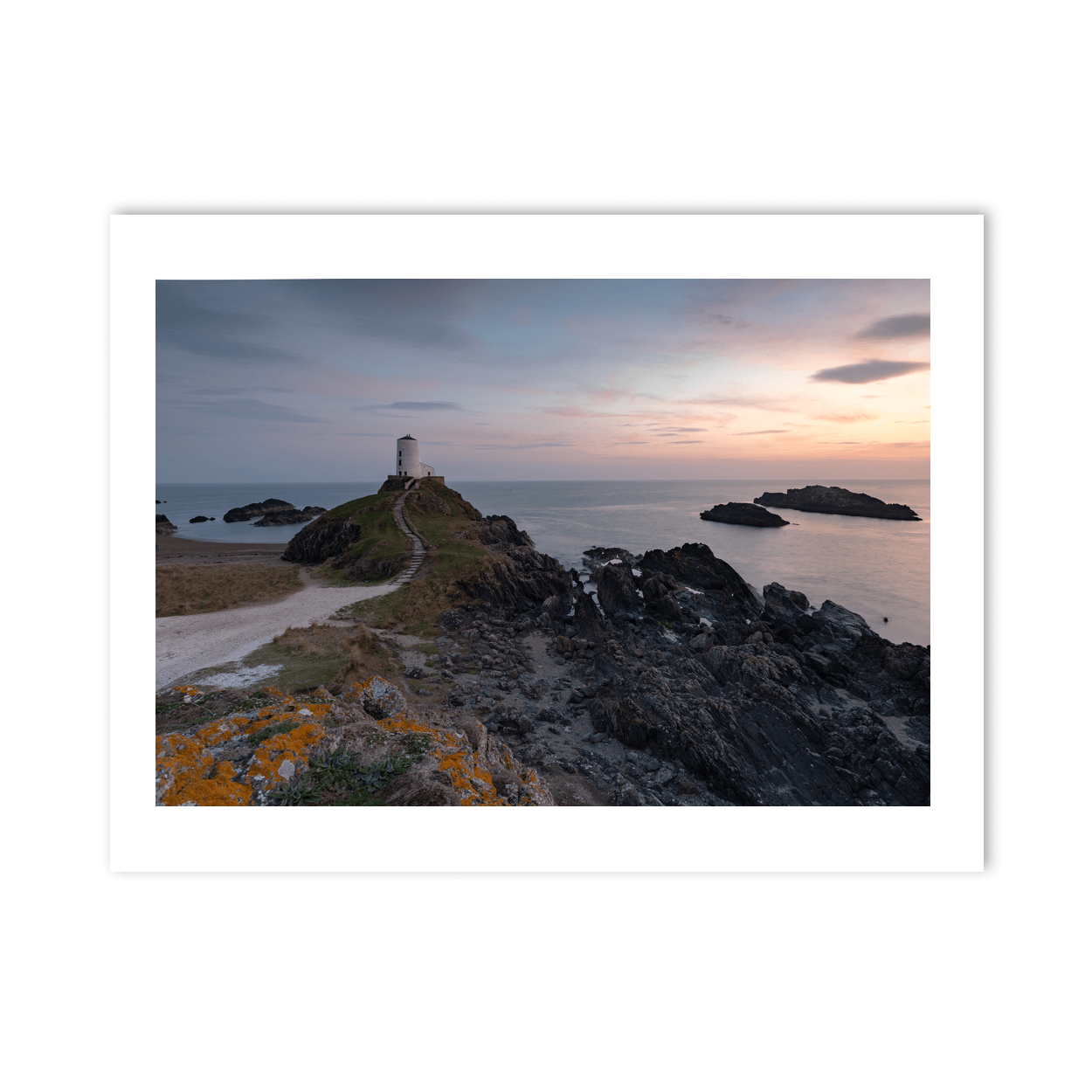 Nua Photography Print TÅµr Mawr Lighthouse at Sunset, Llanddwyn Island, Anglesey, Wales (3) TÅµr Mawr Lighthouse Sunset Llanddwyn Island Print | Nua Photography