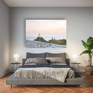 Nua Photography Print Llanddwyn Island Lighthouse at Dusk, Anglesey Wales Llanddwyn Island Lighthouse at Dusk Print | Nua Photography