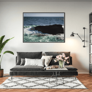 lone-figure-rock-outcrop-crashing-waves BFW
