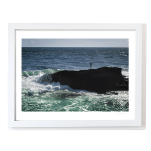 lone-figure-rock-outcrop-crashing-waves WF