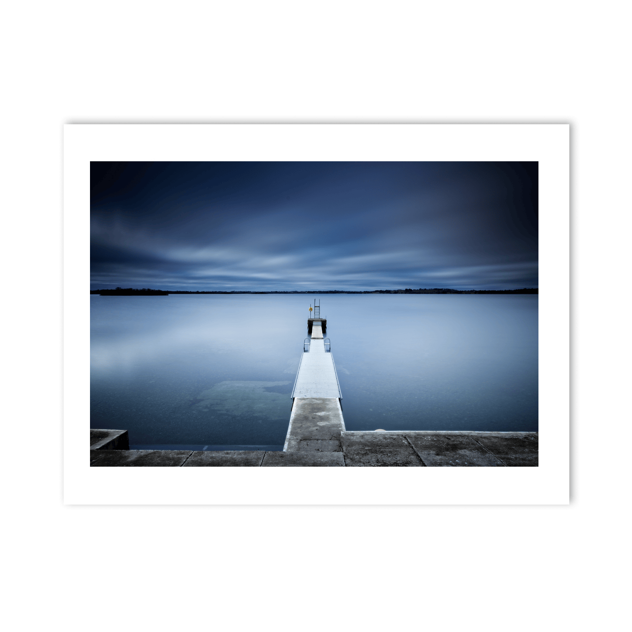 lough-ennell-diving-board-calm-blue-hour PM