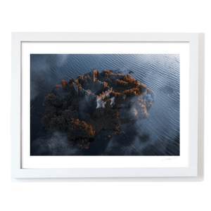lough-key-castle-island-aerial-mist WF
