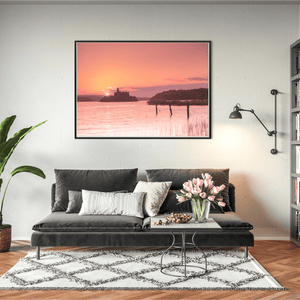 lough-key-castle-island-sunset BFW