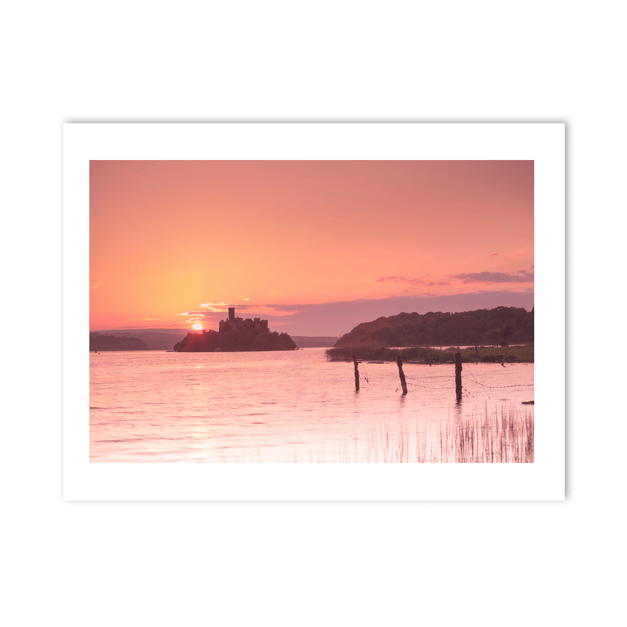 lough-key-castle-island-sunset PM