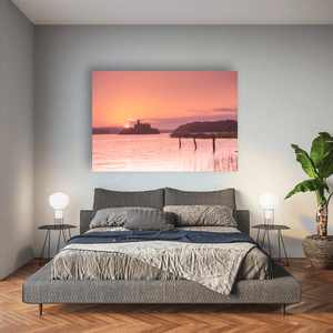 lough-key-castle-island-sunset Pano