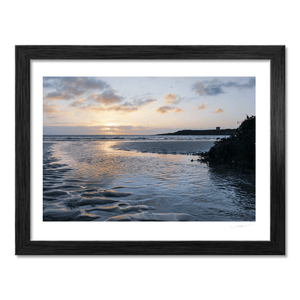 Nua Photography Print Loughshinny Beach with Drumanagh Promontory at Sunset, Co. Dublin Loughshinny Beach Drumanagh Sunset Print | Nua Photography
