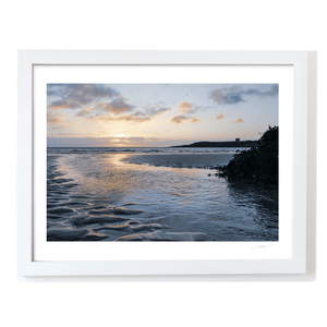 Nua Photography Print Loughshinny Beach with Drumanagh Promontory at Sunset, Co. Dublin Loughshinny Beach Drumanagh Sunset Print | Nua Photography