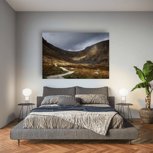 mahon-falls-winding-path-dramatic-sky Pano