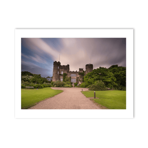 Nua Photography Print Malahide Castle Long Exposure with Dramatic Sky, Co. Dublin Malahide Castle Dramatic Sky Long Exposure Print | Nua Photography