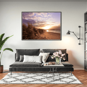 Nua Photography Print Malahide Estuary Beach Sunset Through the Dunes, Co. Dublin Malahide Beach Sunset Print | Nua Photography
