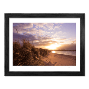 Nua Photography Print Malahide Estuary Beach Sunset Through the Dunes, Co. Dublin Malahide Beach Sunset Print | Nua Photography