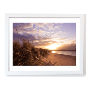 Nua Photography Print Malahide Estuary Beach Sunset Through the Dunes, Co. Dublin Malahide Beach Sunset Print | Nua Photography