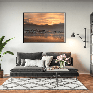 Nua Photography Print The Marina Malahide Golden Sunset, Co. Dublin Malahide Marina Sunset Print | Nua Photography