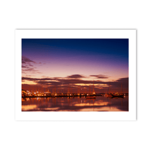 Nua Photography Print Malahide Marina at Twilight, Co. Dublin Malahide Marina Twilight Print | Nua Photography