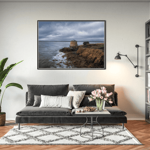 Nua Photography Print Martello Tower on Howth's Rocky Coastline, Co. Dublin Martello Tower Howth Coastline Print | Nua Photography