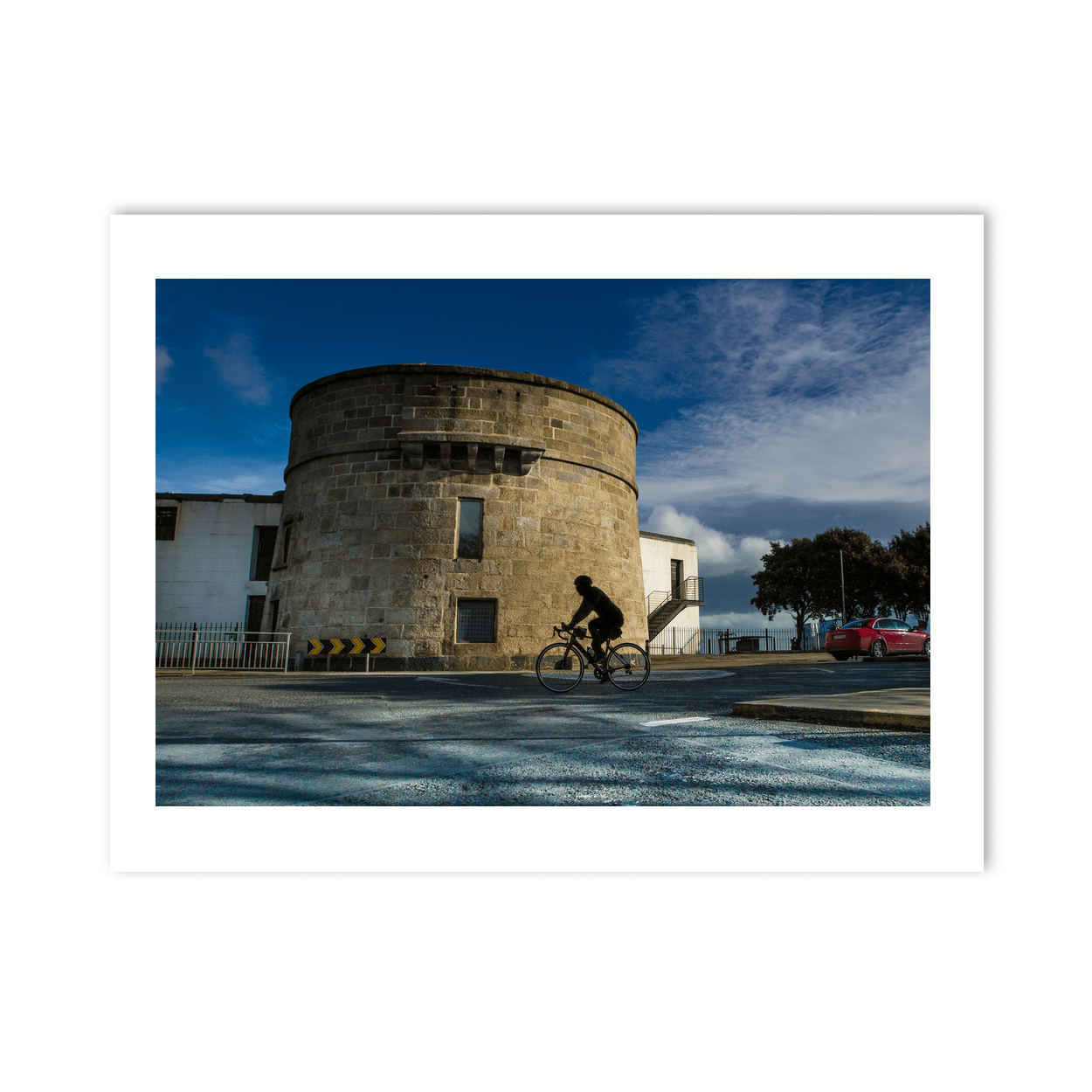 martello-tower-sandycove-cyclist-passing PM
