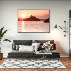 mcdermotts-castle-lough-key-sunset-swan BFW