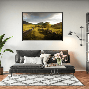 mourne-mountains-country-road-golden-light BFW