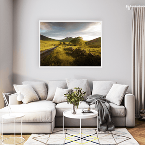 mourne-mountains-country-road-golden-light WFW