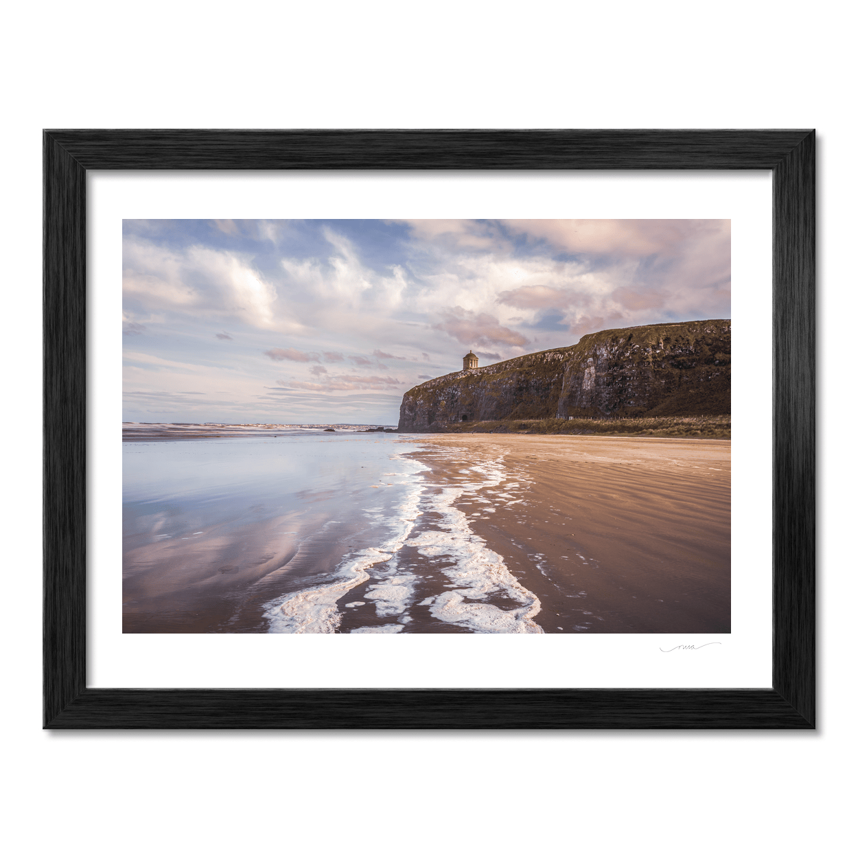 mussenden-temple-downhill-beach-reflections-2 PM