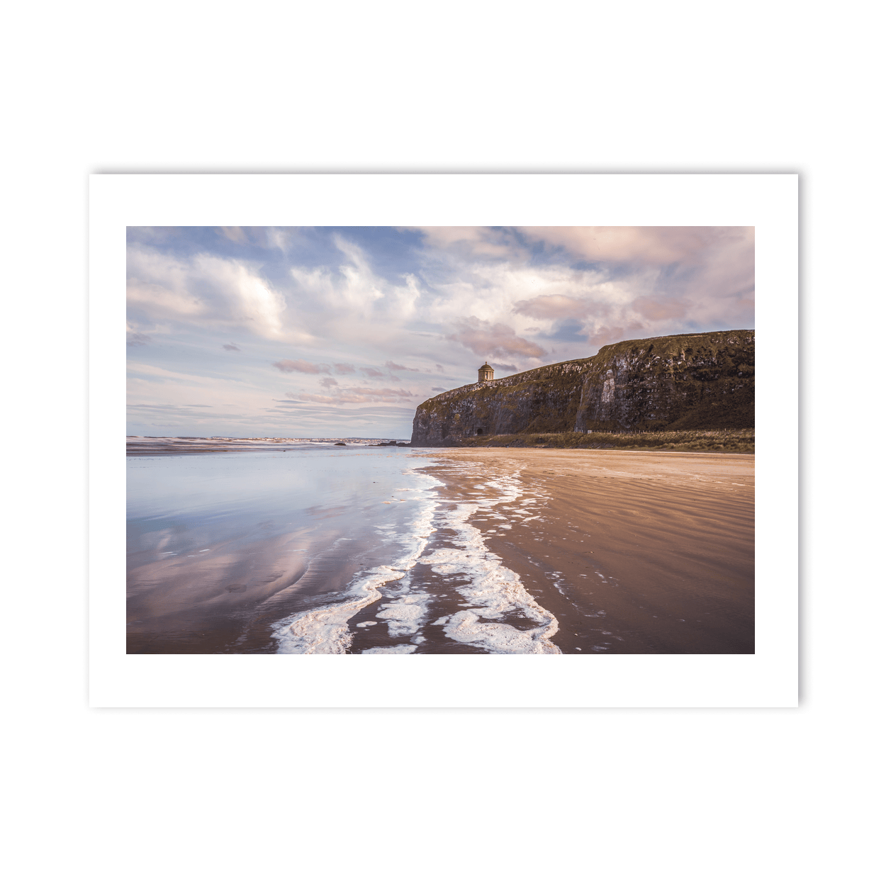 mussenden-temple-downhill-beach-reflections-2 PM