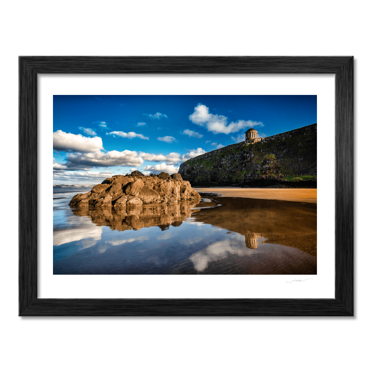mussenden-temple-downhill-beach-reflections PM