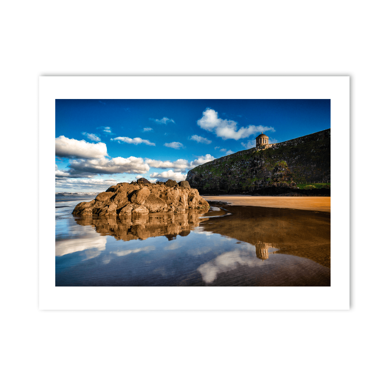 mussenden-temple-downhill-beach-reflections PM
