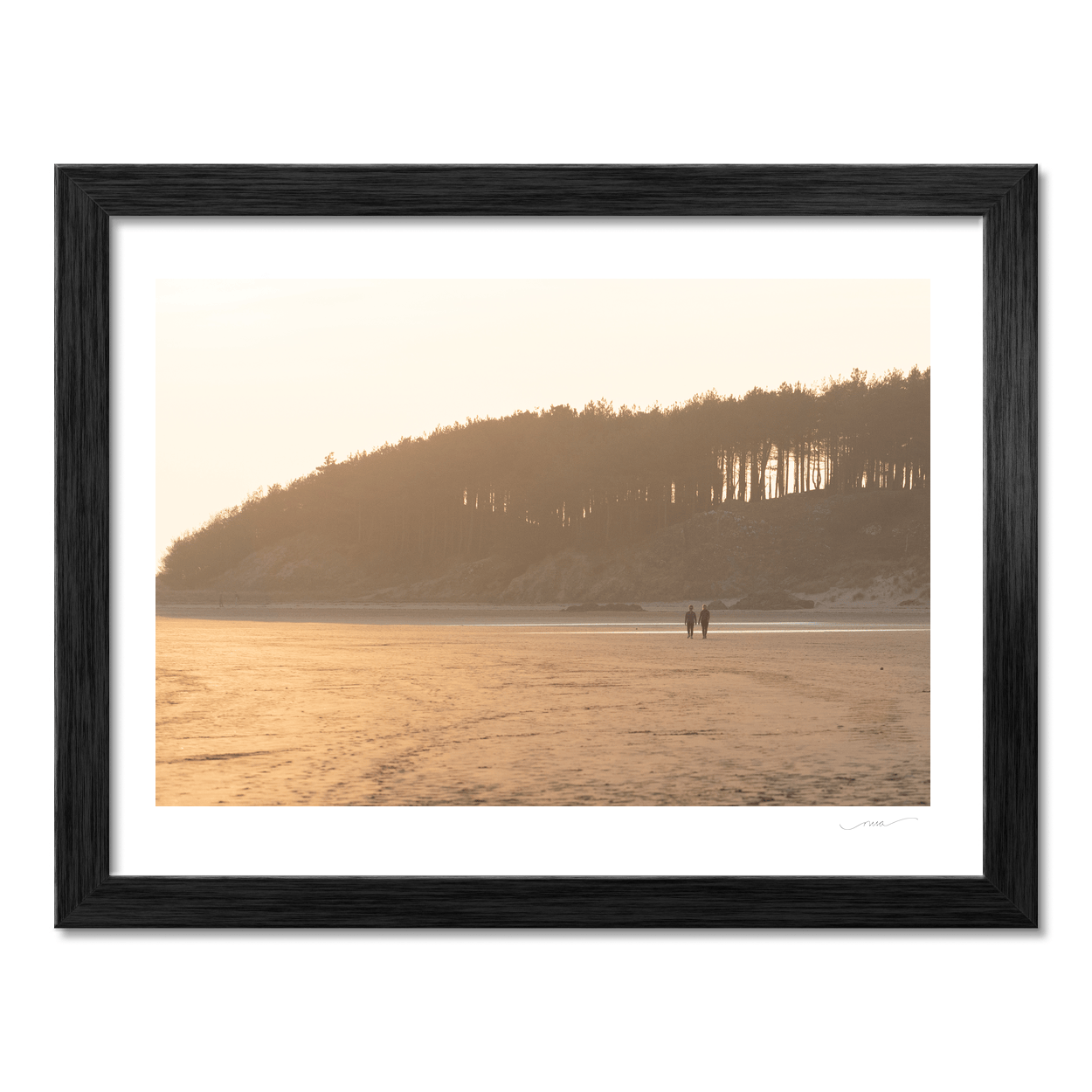 Nua Photography Print Newborough Beach Golden Hour Walk, Anglesey Wales Newborough Beach Golden Hour Walk Print | Nua Photography
