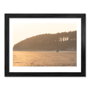 Nua Photography Print Newborough Beach Golden Hour Walk, Anglesey Wales Newborough Beach Golden Hour Walk Print | Nua Photography