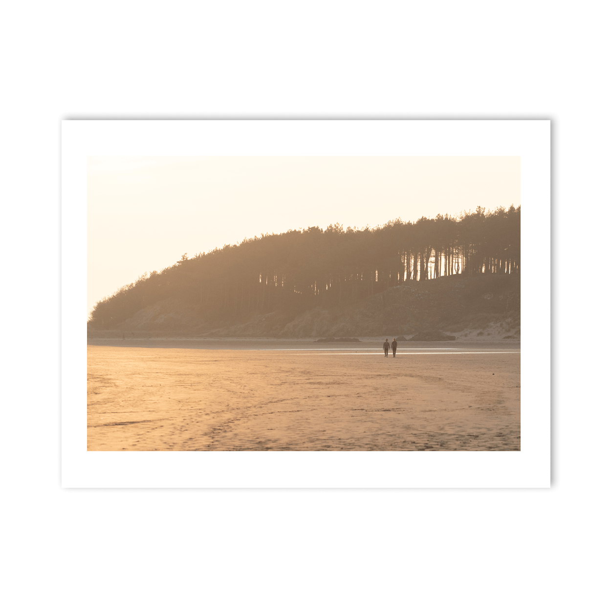 Nua Photography Print Newborough Beach Golden Hour Walk, Anglesey Wales Newborough Beach Golden Hour Walk Print | Nua Photography