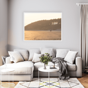 Nua Photography Print Newborough Beach Golden Hour Walk, Anglesey Wales Newborough Beach Golden Hour Walk Print | Nua Photography