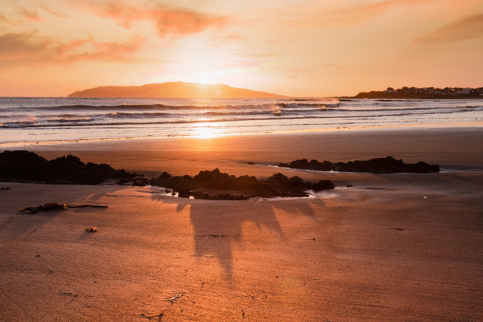 North Beach Golden Sunrise, limited 16 x 12 inch Nua Photography print