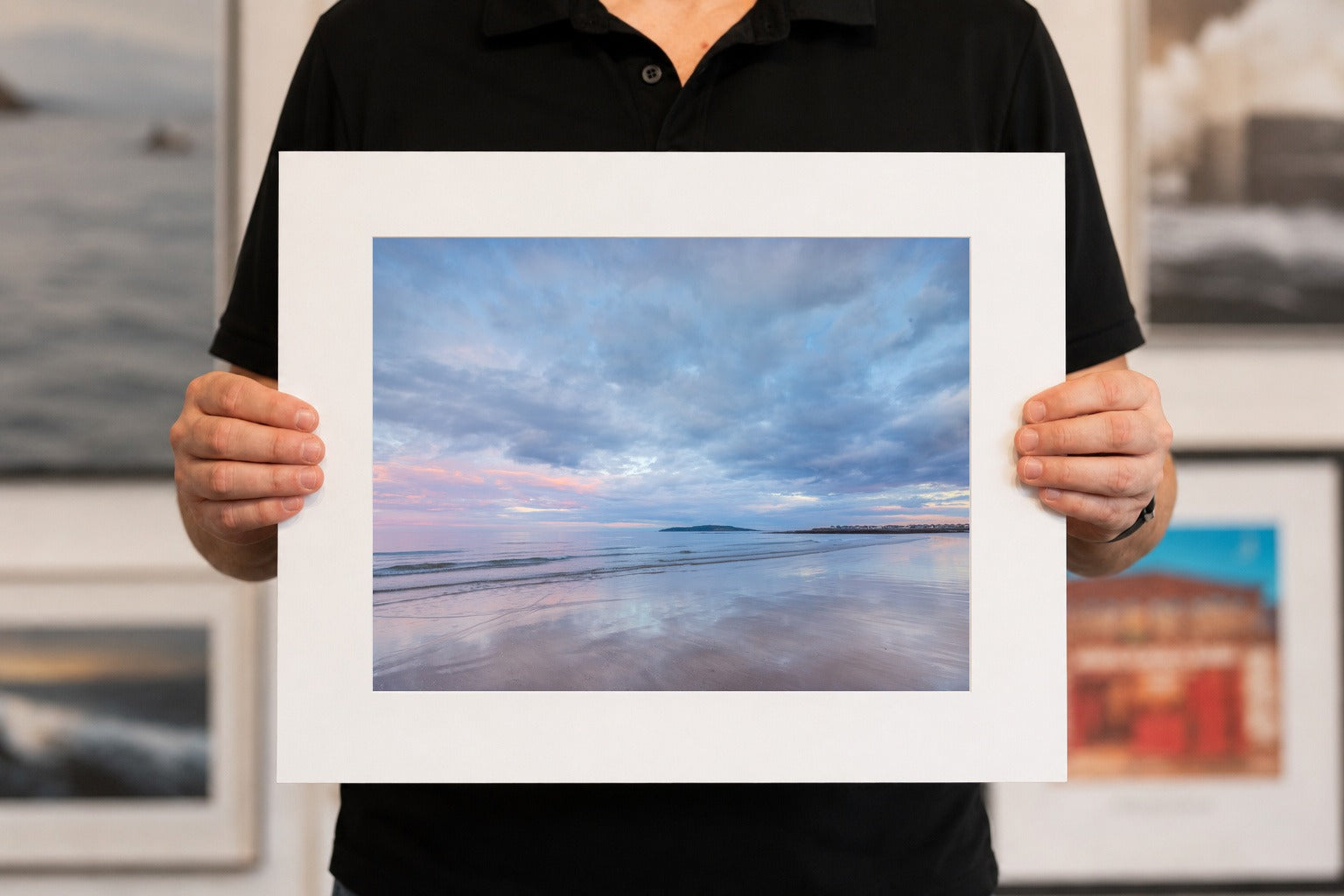 North Beach Morning Reflections, limited 20 x 16 inch Nua Photography print