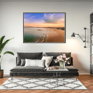 north-beach-rush-aerial-sunset-golden-hour BFW