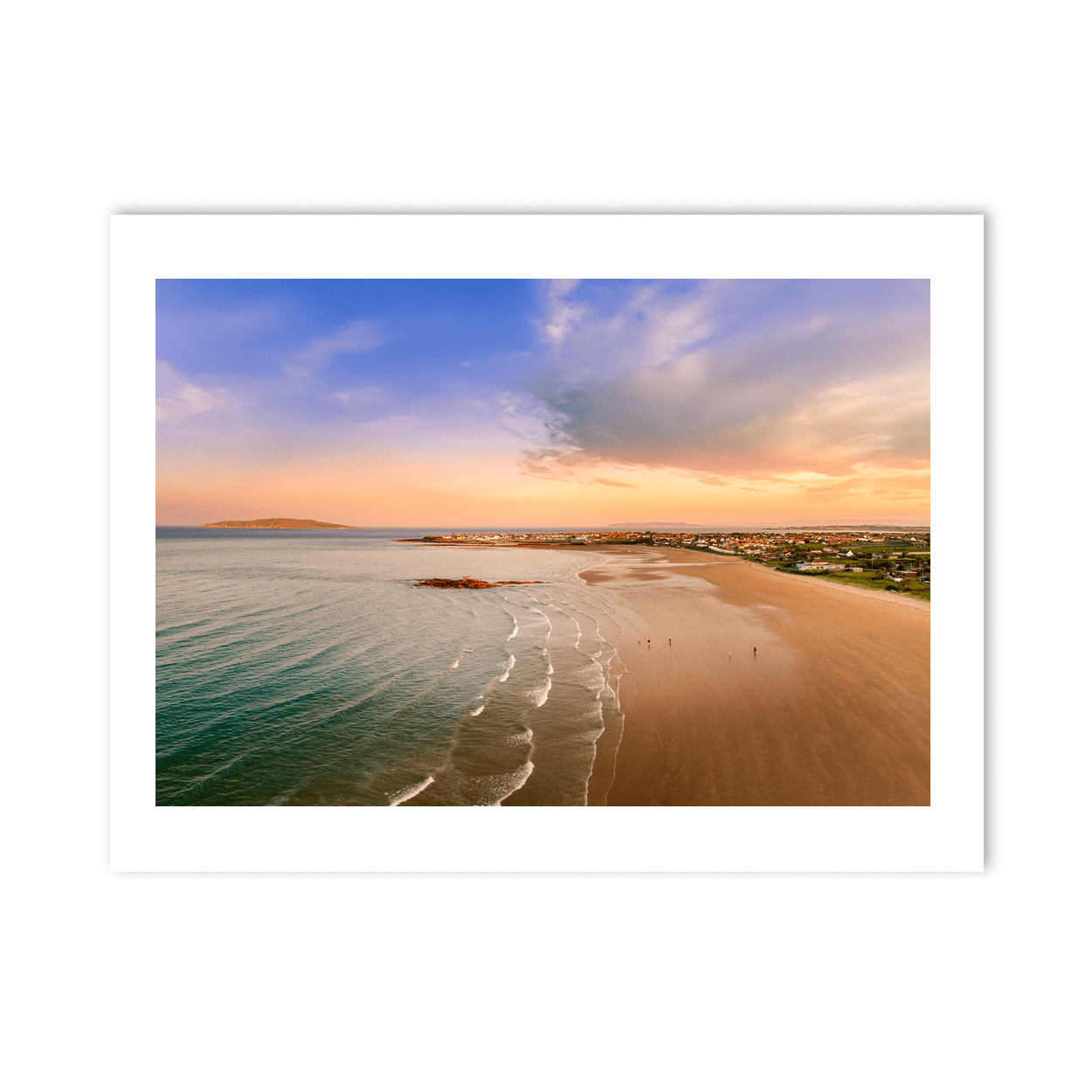 north-beach-rush-aerial-sunset-golden-hour PM