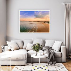 north-beach-rush-aerial-sunset-golden-hour WFW