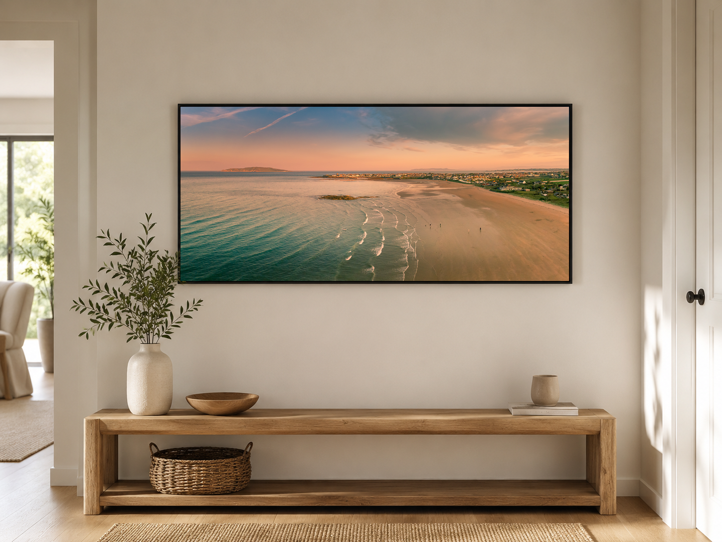 north-beach-rush-aerial-sunset-lambay PM