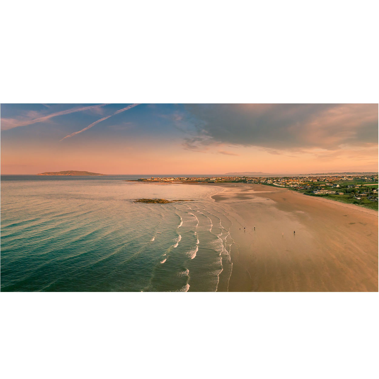 north-beach-rush-aerial-sunset-lambay PM