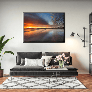 Nua Photography Print North Beach Rush Sunset Reflections, Co. Dublin North Beach Rush Sunset Reflections | Nua Photography