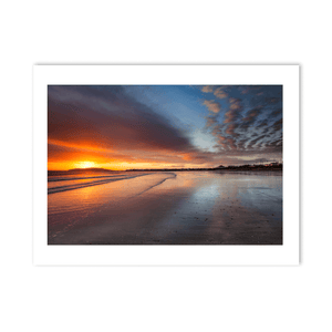 Nua Photography Print North Beach Rush Sunset Reflections, Co. Dublin North Beach Rush Sunset Reflections | Nua Photography