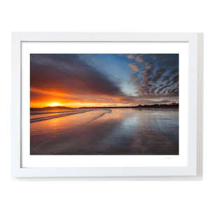 Nua Photography Print North Beach Rush Sunset Reflections, Co. Dublin North Beach Rush Sunset Reflections | Nua Photography