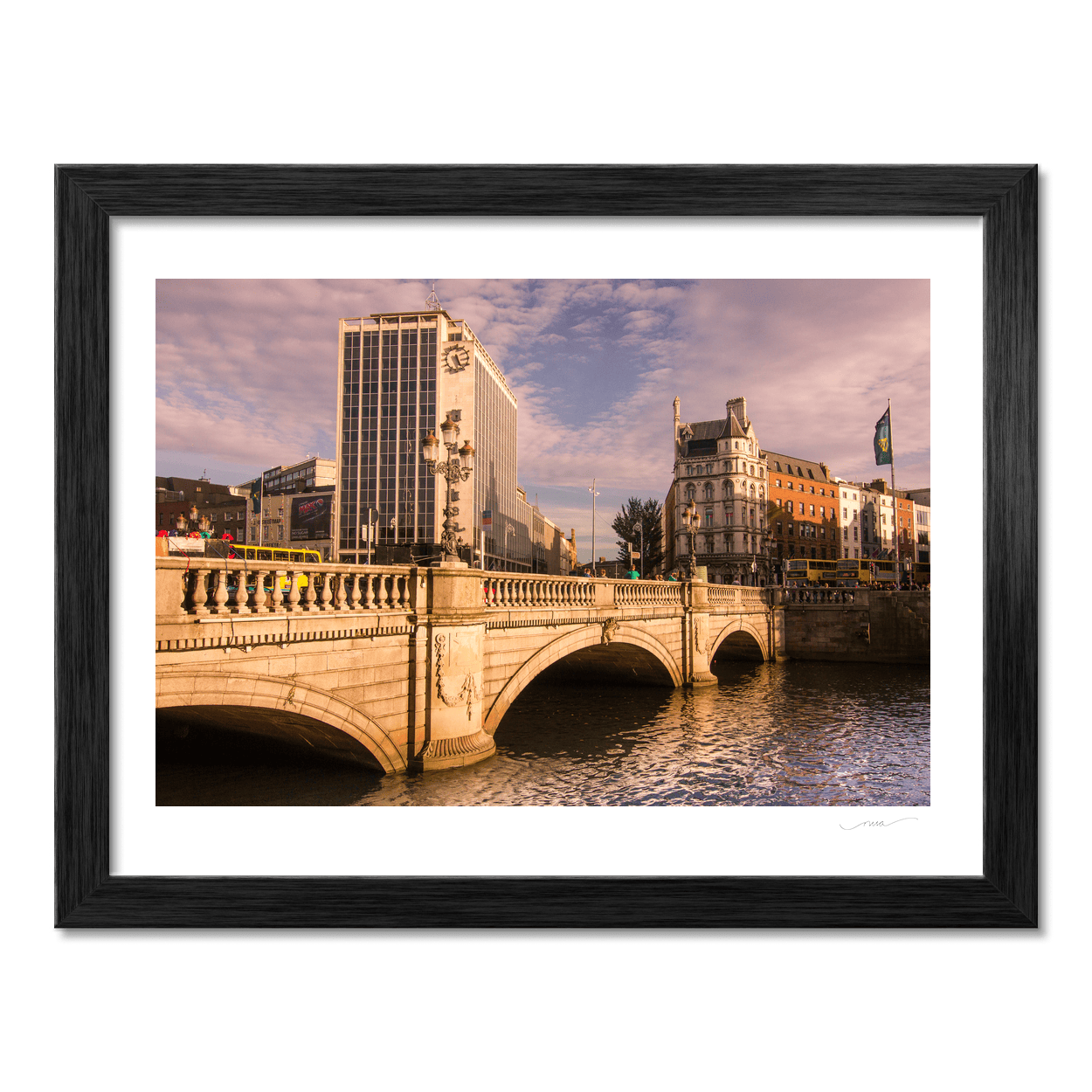 oconnell-bridge-river-liffey-golden-hour PM
