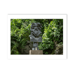 ossian-bust-sculpture-garden-greenery PM