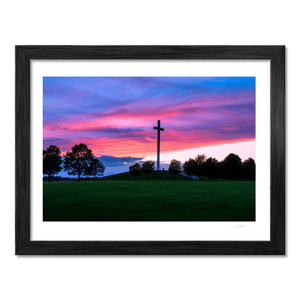 Nua Photography Print Papal Cross Phoenix Park Dramatic Sunset, Dublin City Papal Cross Phoenix Park Sunset Print | Nua Photography