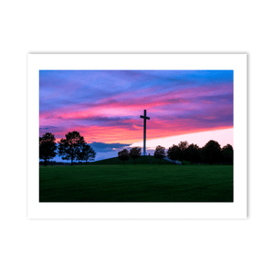 Nua Photography Print Papal Cross Phoenix Park Dramatic Sunset, Dublin City Papal Cross Phoenix Park Sunset Print | Nua Photography
