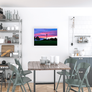 Nua Photography Print Papal Cross Phoenix Park Dramatic Sunset, Dublin City Papal Cross Phoenix Park Sunset Print | Nua Photography