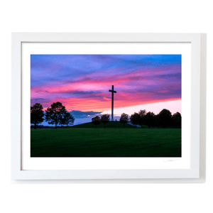 Nua Photography Print Papal Cross Phoenix Park Dramatic Sunset, Dublin City Papal Cross Phoenix Park Sunset Print | Nua Photography